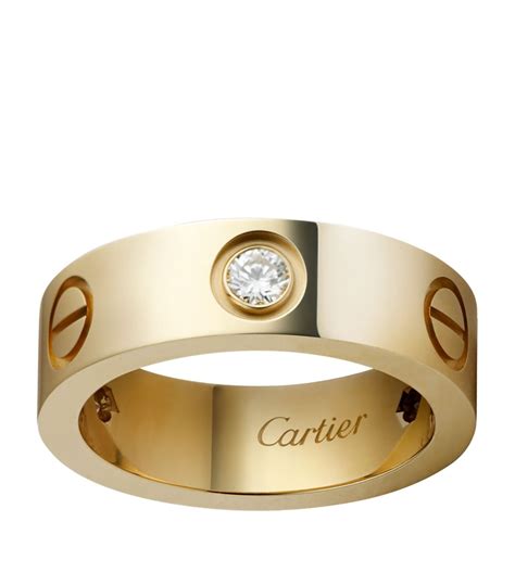 cartier gold ring|cartier ring real gold.